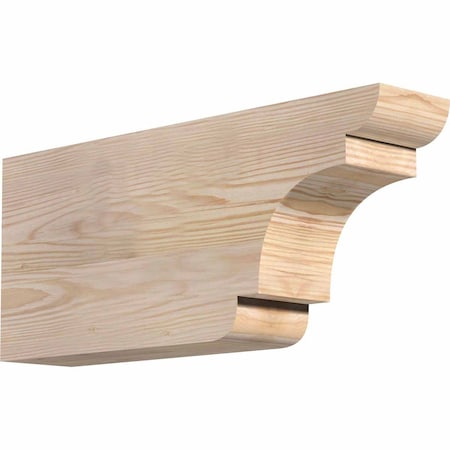 Ekena Millwork New Brighton Smooth Rafter Tail, Douglas Fir, 3 1/2"W x 8"H x 18"L RFT04X08X18NEB00SDF